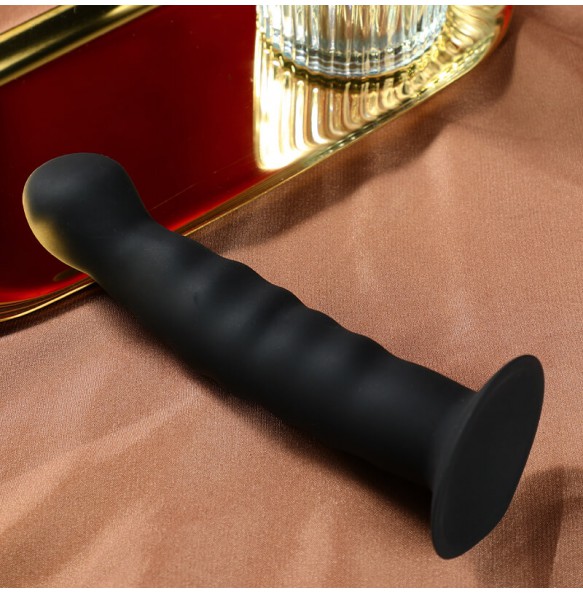 MizzZee - Beaded Realistic Dildo (Black)